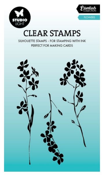 StudioLight Flowers Essentials Silhouette Clear Stamp (SL-ES-STAMP784)