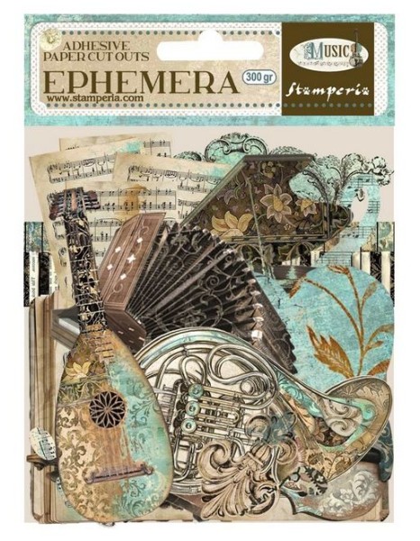 Stamperia Music Ephemera (36pcs) (DFLCT56)