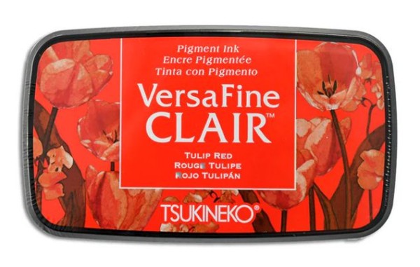 Versafine Clair ink pad Vivid Tulip Red VF-CLA-702