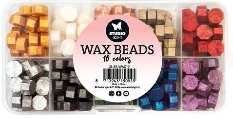 Studio Light Wax Beads 10 Metallic colors Essentials Tools nr.19