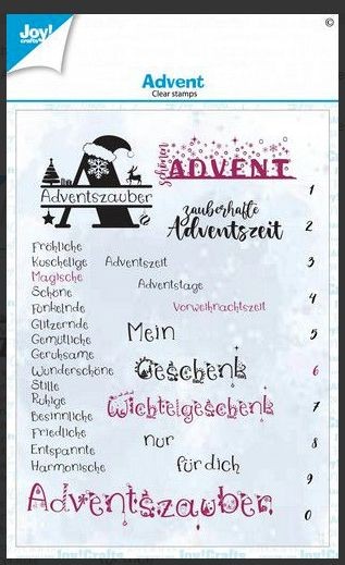 Joy! Crafts Clearstamp A6 - Clearstamps _ Advent (DE) KreativDsein Design