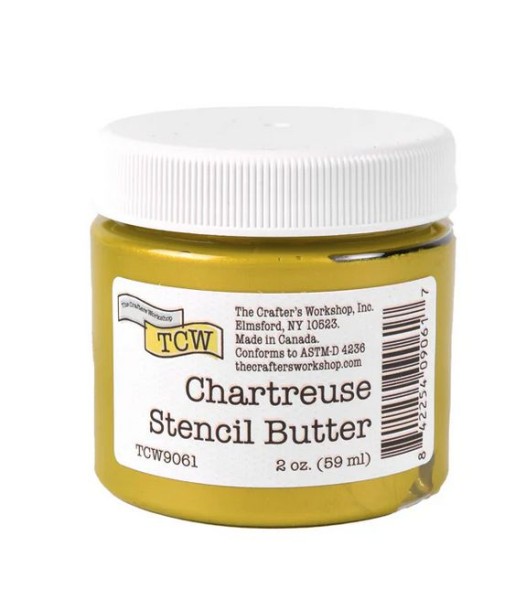 TCW Charteuse Stencil Butter