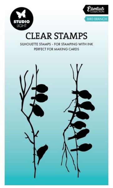 StudioLight Bird Branch Essentials Silhouette Clear Stamp (SL-ES-STAMP785)