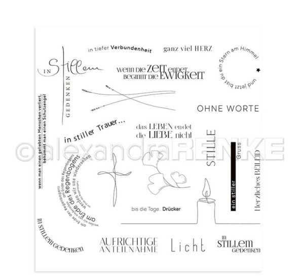 alexandraRENKE Clear Stamps 'Ohne Worte'