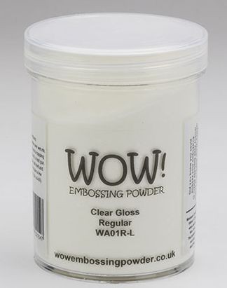 WOW Embossing Powder 'Clear Gloss Regular' - 160ml (Groß)