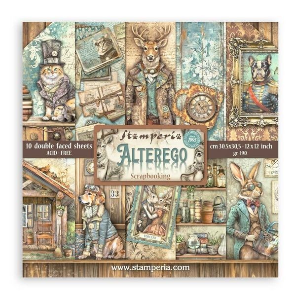 Stamperia Alterego 12x12 Inch Paper Pack (SBBL161)