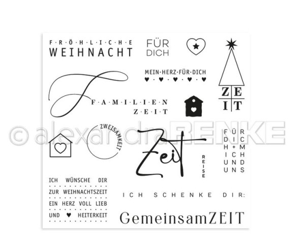 AlexandraRENKE clear Stamps Familienzeit