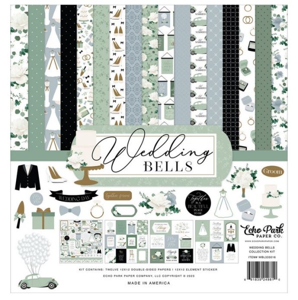 Echo Park Wedding Bells 12x12 Inch Collection Kit (WBL335016)