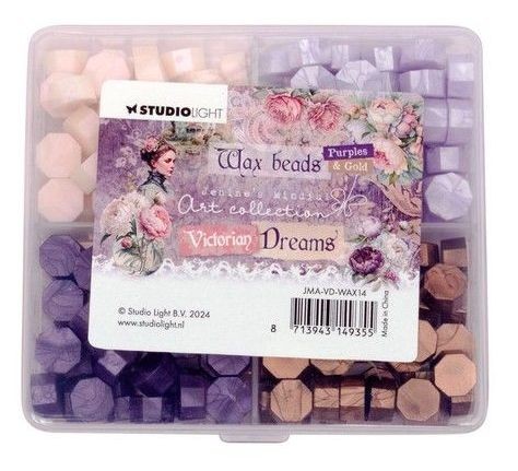 Studio Light Wax Beads 4 colors Purple Vict. Dreams nr.14