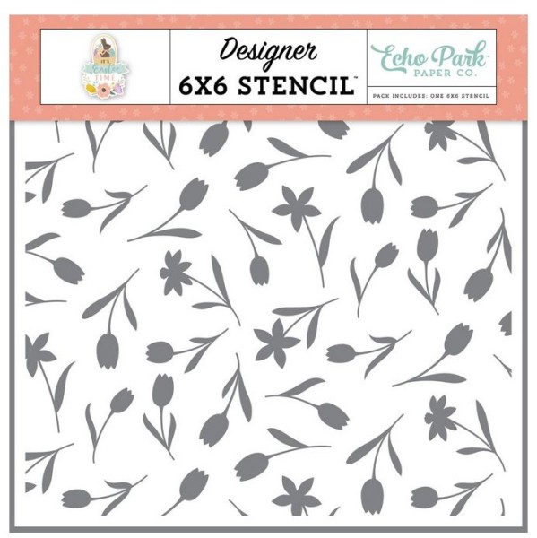 Echo Park Springtime Stems Designer Stencil (IET300034)