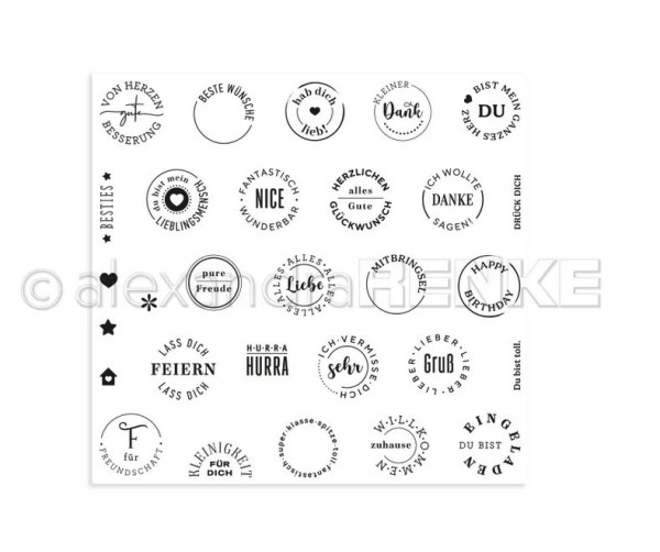 alexandraRENKE Clear Stamps 'Für jede Gelegenheit'