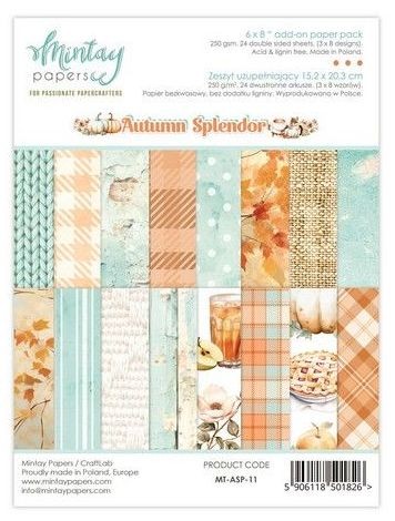 Mintay 6 x 8 Add-On Paper Pad - Autumn Splendor MT-ASP-11