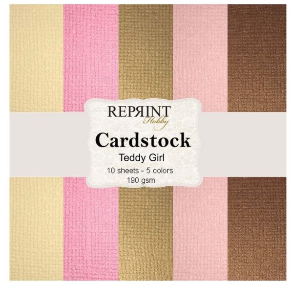 Reprint Hobby Teddy Girl 12x12 Inch Cardstock (CSP007)