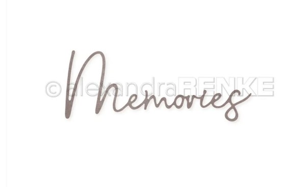 alexandraRENKE Stanzschablone 'Memories Handschrift'