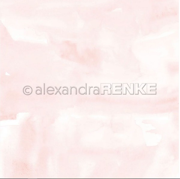 alexandraRENKE Designpapier 'Freestyle-Aquarell Pfingstrose'