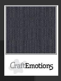 CraftEmotions Leinenkarton 10 Bg anthrazit 30,5x30,5cm