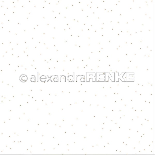 alexandraRENKE Designpapier 'Sternchenregen gold'