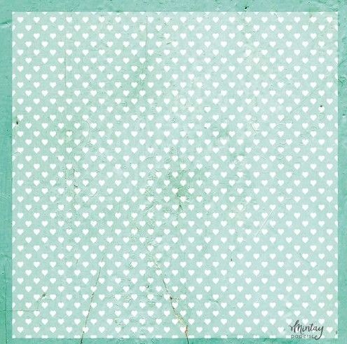 Mintay 12 x 12 Decorative Vellum - Hearts 1 Bogen