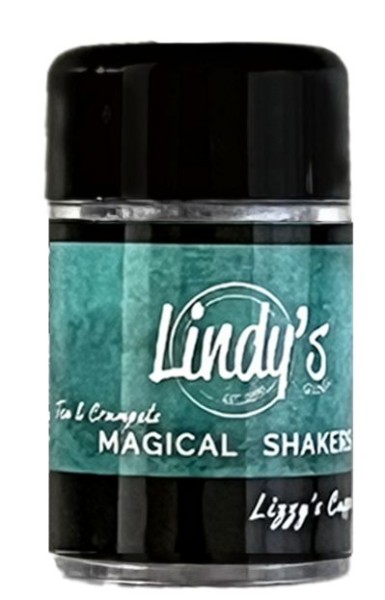 Lindy's Stamp Gang Lizzy's Cuppa' Tea Teal Magical Shaker