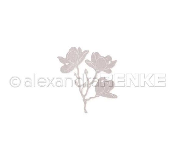 alexandraRENKE Stanzschablone Magnolienblüte