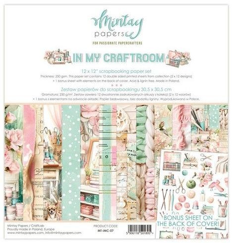 Mintay 12 x 12 Paper Set - In My Craftroom MT-IMC-07